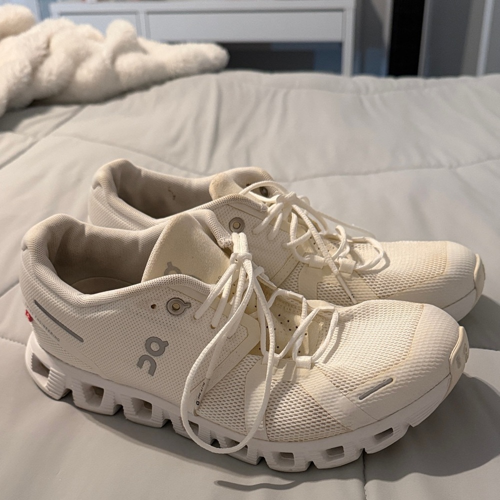 White on clouds